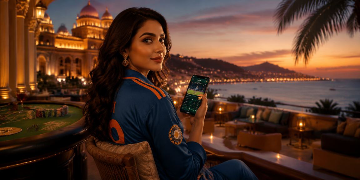 Cricket betting interface example for Indian users